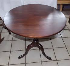 Round Mahogany Lamp Table / Parlor Table (RP-PRT112) | eBay