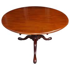 English Chippendale Mahogany Center Table With One Board Top ...