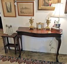 Chippendale Style Console Table with Hoof Feet For Sale at 1stDibs | chippendale console table