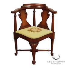 Queen Anne Style Mahogany Corner Chair - Etsy