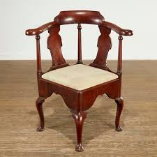 Georgian mahogany corner chair | Millea Brothers