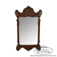 Old Colony Georgian Chippendale Style Yew Wood Frame Mirror | eBay