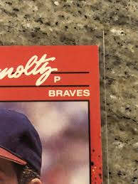 1990 Donruss Baseball John Smoltz Error Card (No . After Inc) #121 Braves MLB | eBay