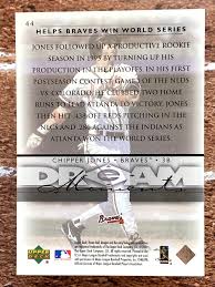 2002 Upper Deck Honor Roll Chipper Jones #44 | eBay