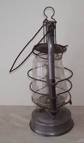 Antique Kerosene Metal Lantern Made in England / British ...