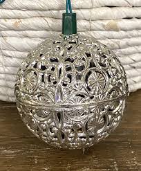 Vintage Chirping Bird Christmas Ornament Silver Tone ...