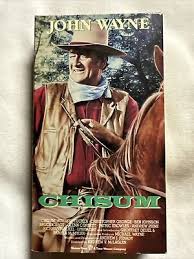 1970 CHISUM JOHN WAYNE VHS Tape, COMPLETE/TESTED SEE PHOTOS ...