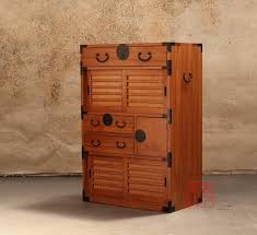 Japanese Style Kiri Wood Choba Dansu, Tansu, Merchant Chest ...