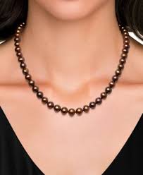 Macy's Dyed Chocolate Cultured Freshwater Baroque Pearl (7 ...