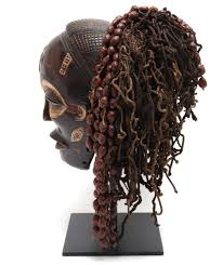 Sold at Auction: African Dem. Rep. of Congo Chokwe Female Pwo Mask