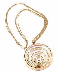Chopard Happy Spirit Diamond Yellow Gold Large Pendant Necklace at 1stDibs | chopard happy spirit necklace, chopard happy spirit pendant, happy spirit chopard necklace