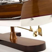 Triple Cockpit Boat Model inspired by "Chris Craft" 64 cm 1 ...