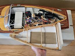 Chris Craft R/C Runabout Speed Boat Classic 27" Model w ...