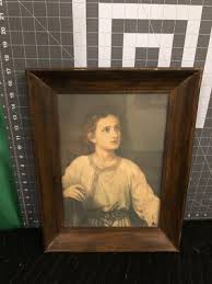 Vintage Catholic Framed Print of Christ 17" | eBay