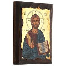 Greek icon, screen printing Christ the Pantocrator | online ...