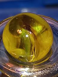 SUPER RARE VINTAGE MINT CHRISTENSEN AGATE MARBLE WITH RARE ...