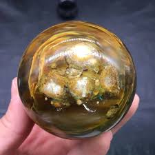 60mm Semi Precious Stone Tiger Skin Smelting Sphere Quartz ...
