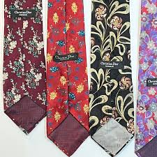 Vintage Christian Dior Neckties Lot of 8 Silk Monsieur Ties ...