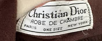 Vintage 80s Christian Dior Monsieur Robe Adult One Size ...