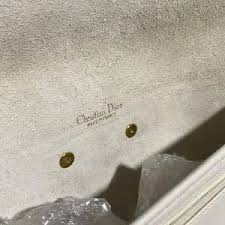 Dior | Bags | Vintage Christian Dior Ice White Leather Clutch | Poshmark