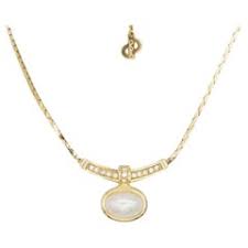 Christian Dior Vintage Large Oval White Pearl Rectangle ...