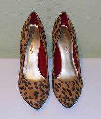 WOMENS LEOPARD CHRISTIAN SIRIANO STILETTO PUMPS HIGH HEELS ...