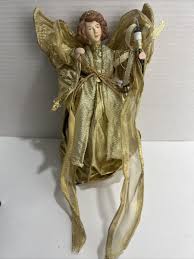 vintage NOMA Lites Illuminated Christmas Tree Angel TOPPER w ...