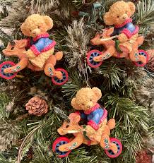 Ganz Ornament Bear Hand Crafted Bicycle Reindeer Angel ...