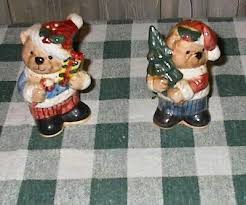 CHRISTMAS THEMED SALT & PEPPER SHAKERS - SANTA BEARS | eBay