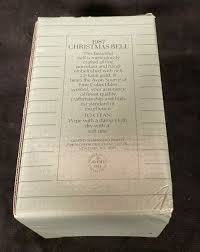 Avon Christmas Bell 1987 Blue Porcelain Hand-Embellished with 22 Karat Gold | eBay