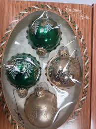 Vintage Glass sparkle glitter Christmas by KREBS Ornaments ...