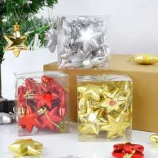 Hanging Xmas Trees: Mini Star Christmas Ornaments Shiny ...