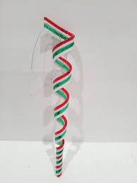 Christmas Spiral Swirl Gingerbread Candy Cane Green Red ...