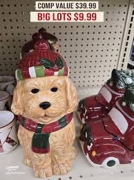 Affordable Christmas Cookie Jars at B!G LOTS - Only $9.99!