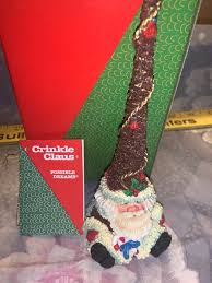 Crinkle Claus Santa Figurine Christmas Possible Dreams Tall ...