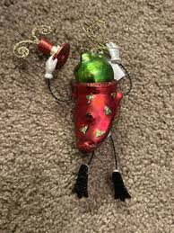 Vintage Katherine's Collection Performer Frog Ornament | eBay