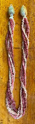 Ni'ihau Lei, 19-Inch 5-Strand Kahelelani Kui Pololei - Maui ...