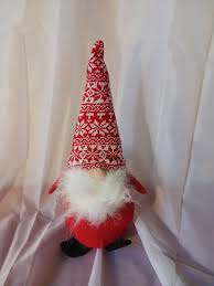 Gnome 13.5" RED white NEW gift Xmas | eBay