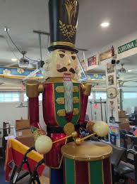 8 ft tall nutcracker with LCD eyes and LED lights from Home ...