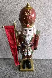 D.A.K. Industrial 38" Tall Nutcracker Merry Christmas Flag ...