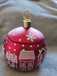 FTD Ornament Shaped Covered Ceramic Candy | Mercari