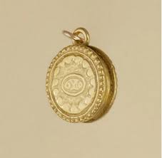 GOLD PLATED or STERLING Silver Sandwich Cookie Charm ...