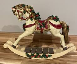 Christmas Rocking Horse Decor | eBay