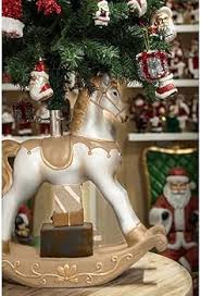 BAKAJI Base Albero di Natale Cavalluccio a Dondolo Design ...