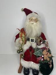 Dept 65 Old World Santa Collection Santa On A Rocking Chair Christmas Decor.