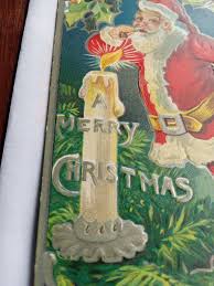 RARE, VINTAGE 1900S SANTA CLAUS With Pipe Embossed POSTCARD, | eBay