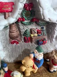 Holiday Classics Santa's Workshop Porcelain House Figurines ...