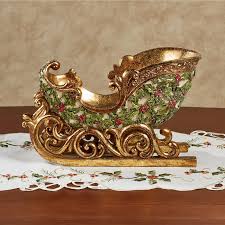 Winterberry Sleigh Holder Tabletop Accent