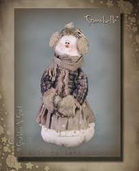 Pattern: Snowbelle - 30" Snow Lady - Etsy