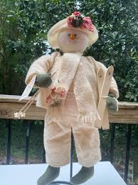 Bunnies by the Bay Snowman - Etsy